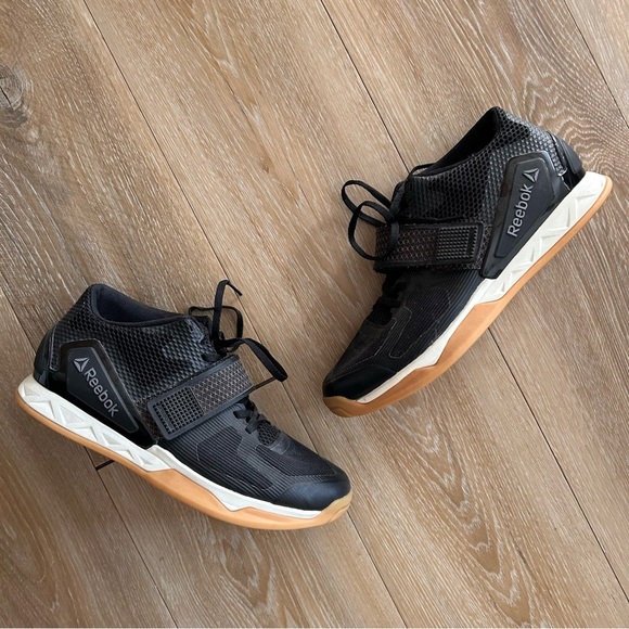 Reebok CrossFit Lifter 2.0 Men’s 10 Black Gum Strap Weightlifting Shoes - Picture 6 of 12